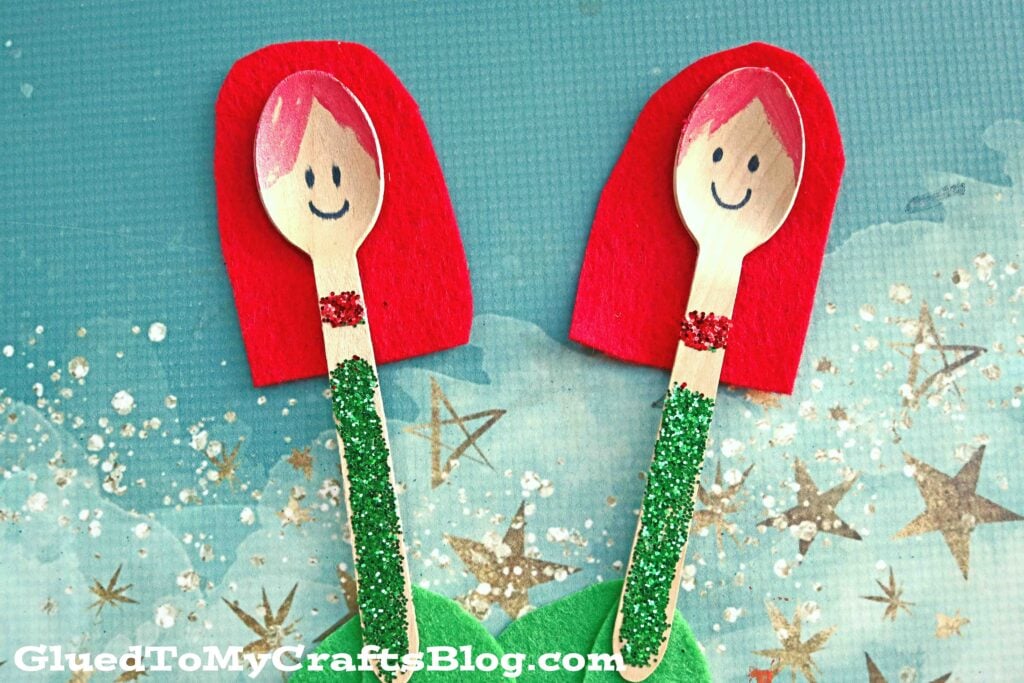 Wooden Spoon Mermaid - Kid Craft Idea For Summer