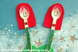 Wooden Spoon Mermaid - Kid Craft Idea For Summer