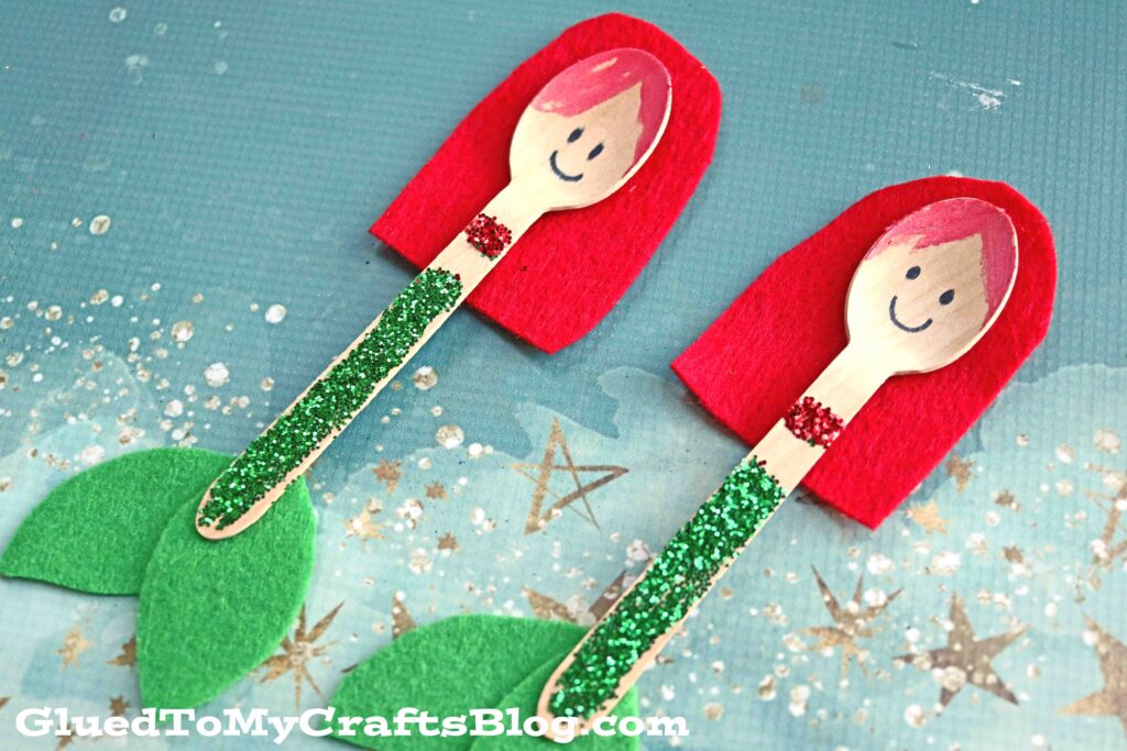 Wooden Spoon Mermaid - Kid Craft Idea For Summer