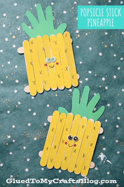 Craft Stick Pineapple Friends