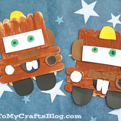 Popsicle Stick Mater Craft Idea For Kids