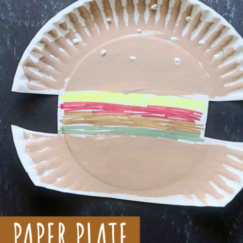 Paper Plate Spaghetti w/Yarn & Tissue Paper