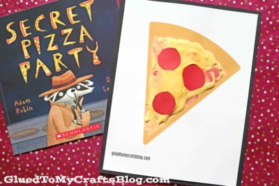 Puffy Paint Pizza Craft Idea For Kids