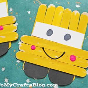 Craft Stick School Bus Friends - Kid Craft