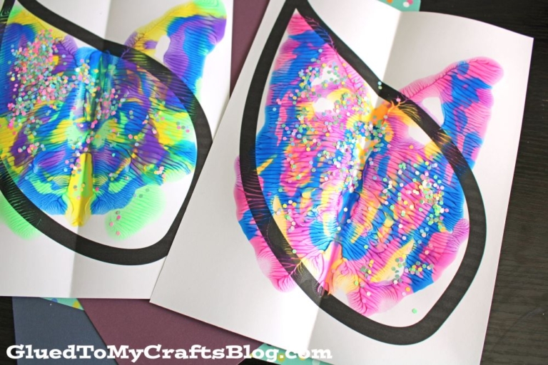 Paint Splat Troll Hair Craft Idea