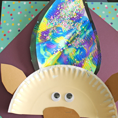 Paint Splat Troll Hair Craft Idea