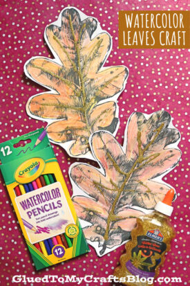 Beautiful Watercolor Fall Leaves For Kids To Paint Today!