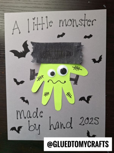 HANDPRINT This Little Monster Was Made By Hand