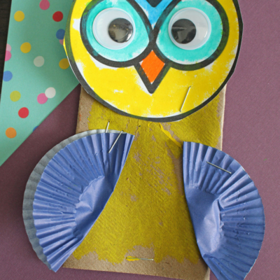 Toilet Paper Roll Owl Craft