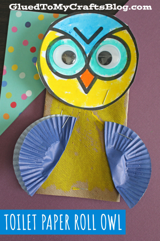 Toilet Paper Roll Owl Craft