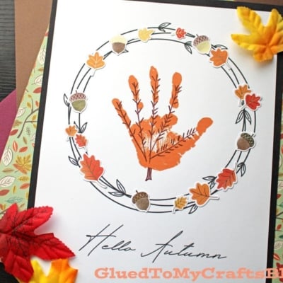 Handprint Leaves Keepsake Craft