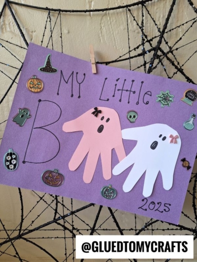 HANDPRINT MY LITTLE BOO KEEPSAKE