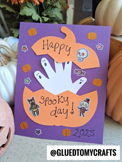 HANDPRINT HAPPY SPOOKY DAY KEEPSAKE