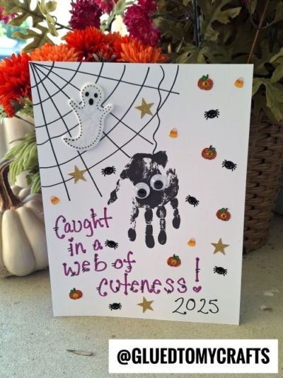 Handprint - Caught In A Web of Cuteness!