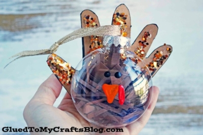 Handprint Turkey Ornament - Kid Craft