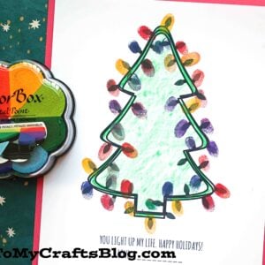 Thumbprint You Light Up My Life - Kid Craft