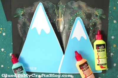 Paint Splat Northern Lights Craft