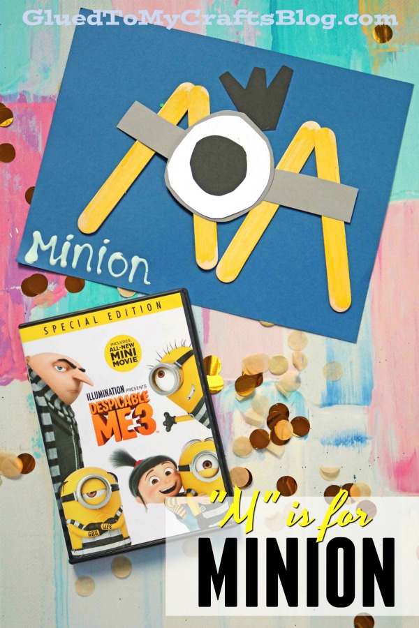 "M" is for Minion - Kid Craft