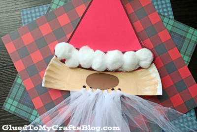 Paper Plate Santa Gnome