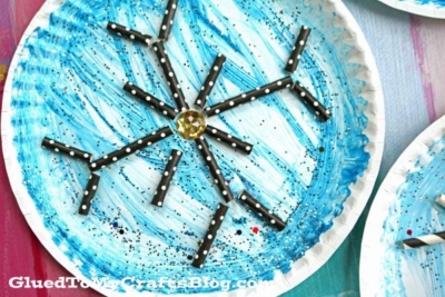 Paper Plate Snowflake Craft
