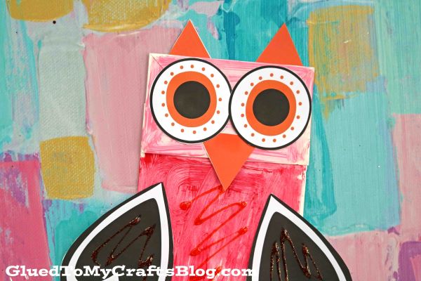 Paper Bag Valentine Owl - Kid Craft
