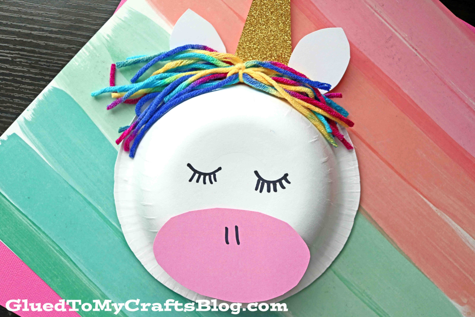 Paper Bowl Unicorn Craft Idea For Kids