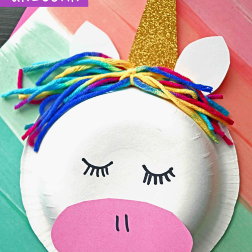 Paper Bowl Unicorn Craft Idea For Kids