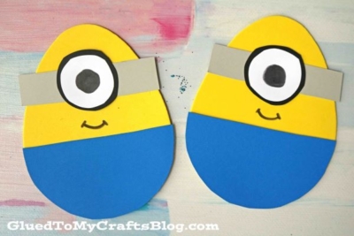 Easter Egg Minion Craft Idea for Kids