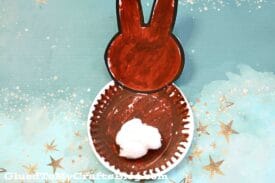 Paper Plate Bunny Butt - Kid Craft Idea For Spring