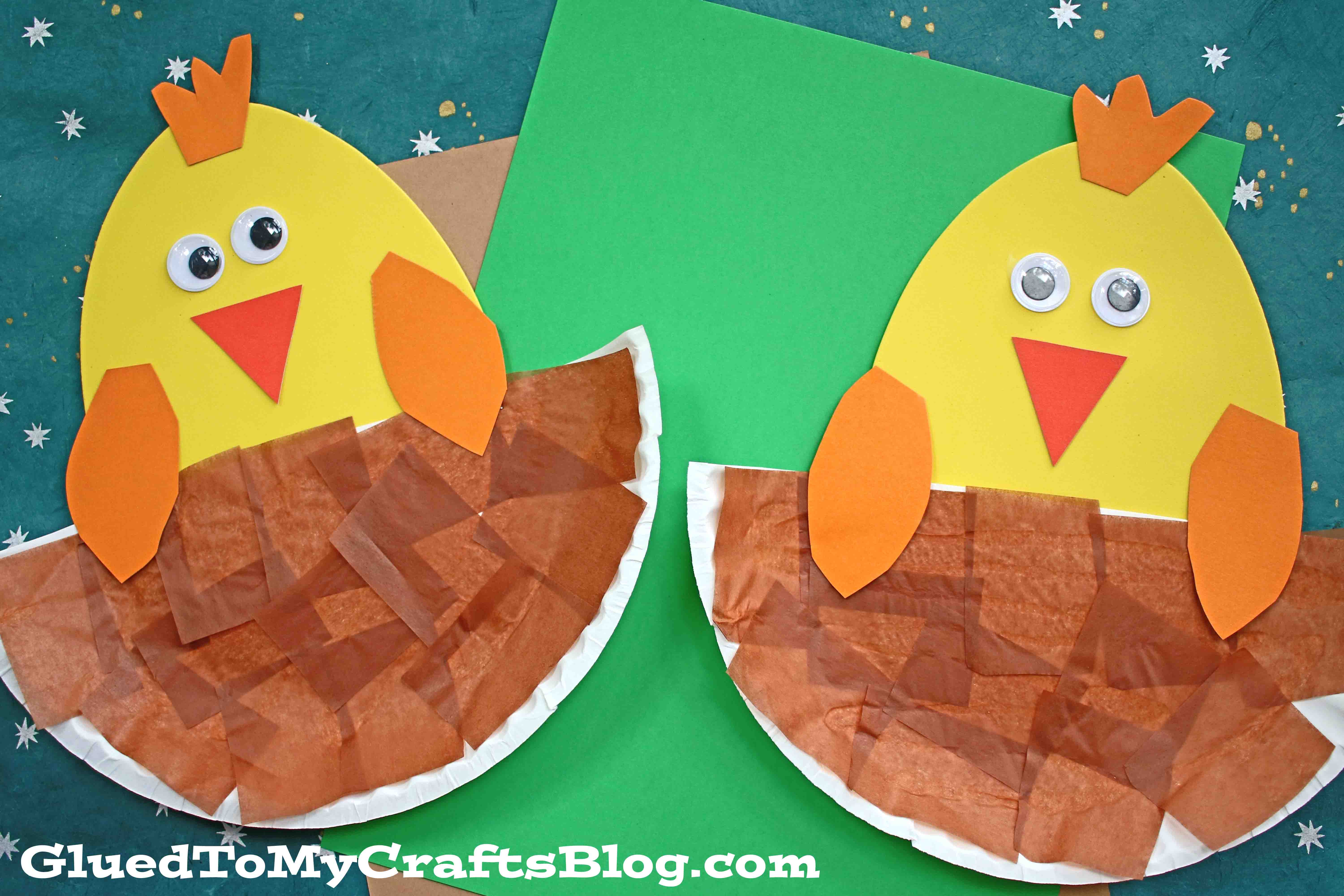 Paper Plate & Craft Foam Egg Bird In Nest - Kid Craft
