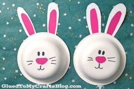 Turn A Simple Paper Bowl Into A Bunny Craft For Kids!