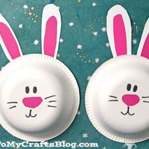 Turn A Simple Paper Bowl Into A Bunny Craft For Kids!