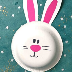 Turn A Simple Paper Bowl Into A Bunny Craft For Kids!