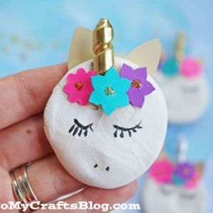 Clay Unicorn Magnets - Kid Craft