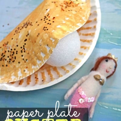 Paper Plate Oyster - Summer Kid Craft