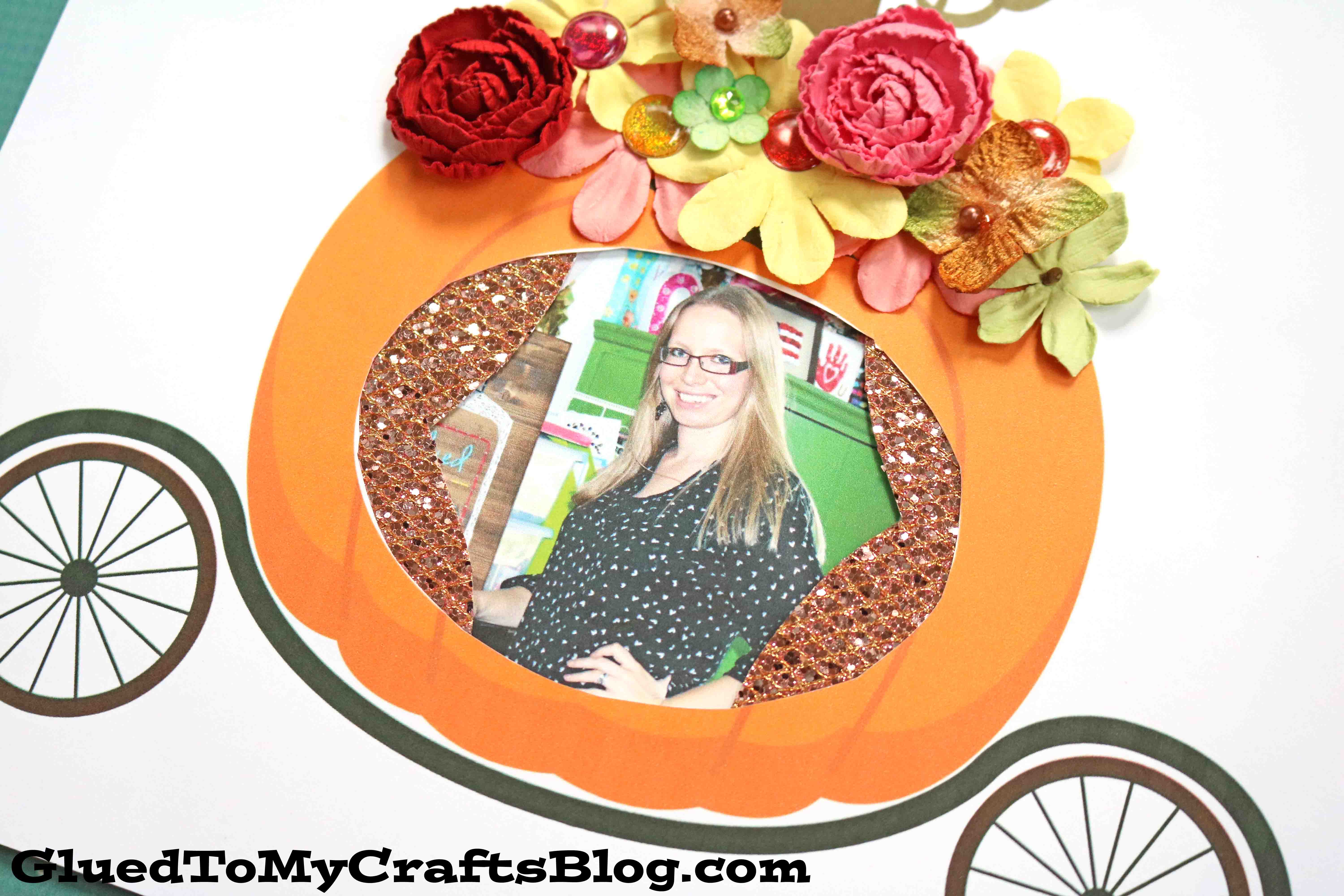 Paper Pumpkin Carriage - Kid Craft Idea