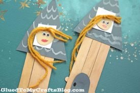 Popsicle Stick Rapunzel's Castle - Kid Craft