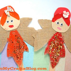Autumn Leaf Fairies - Puppet Kid Craft