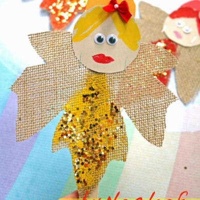 Autumn Leaf Fairies - Puppet Kid Craft