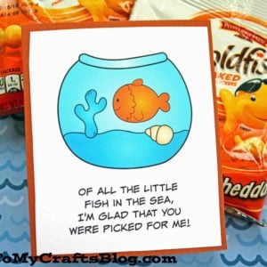 Of all the Little Fish - Goldfish First Day of School Snack Idea
