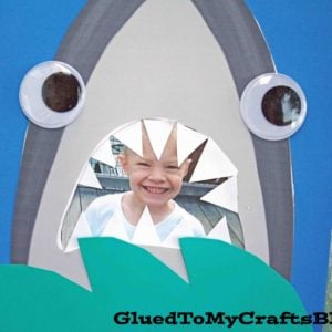 Paper Shark Mouth - Kid Craft w/free printable