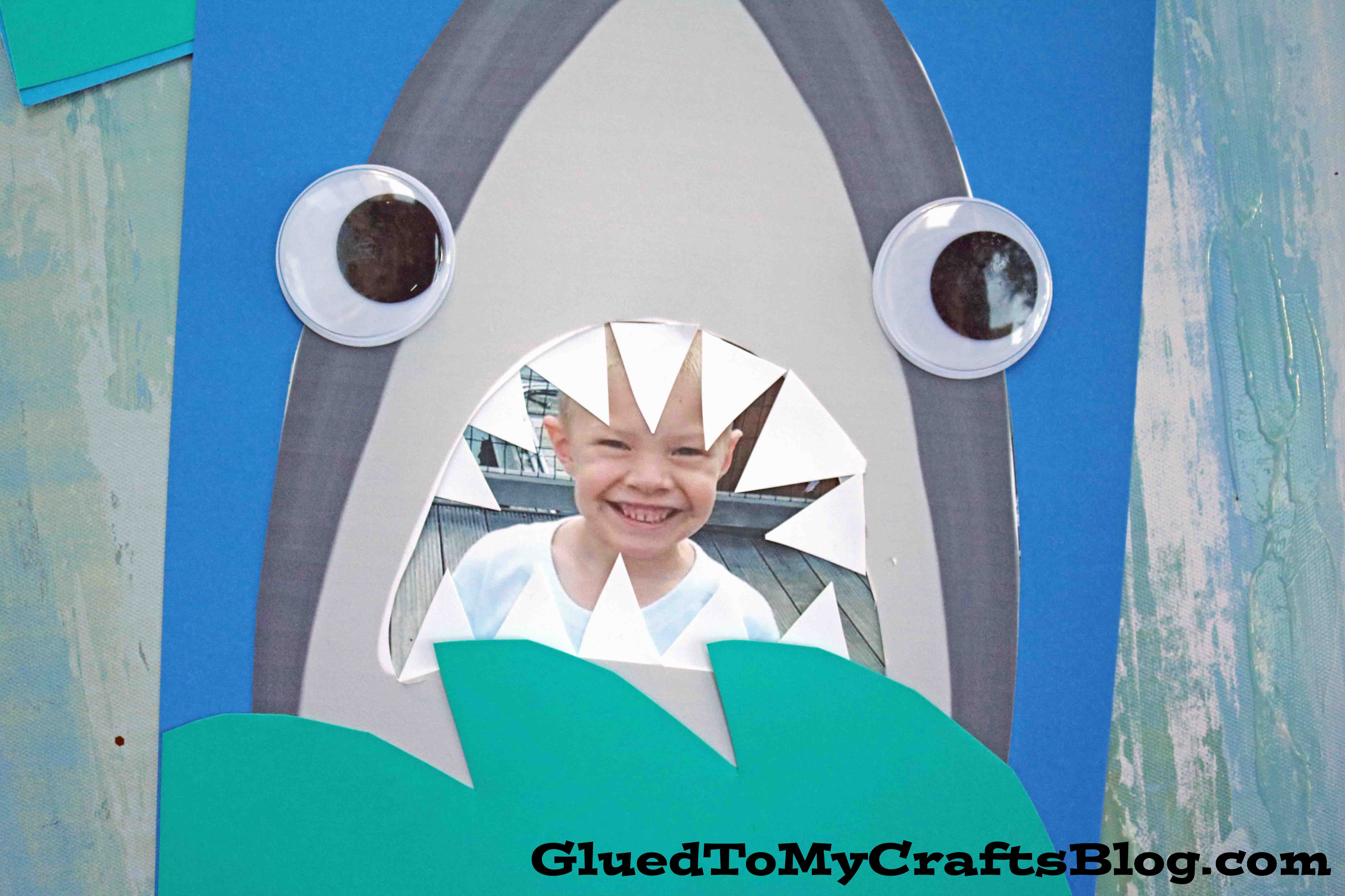 Paper Shark Mouth - Kid Craft w/free printable