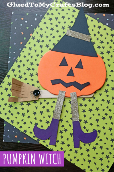 Flying Pumpkin Witch Craft