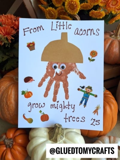 HANDPRINT ACORN KEEPSAKE