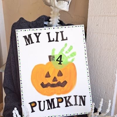 HANDPRINT PUMPKIN KEEPSAKE