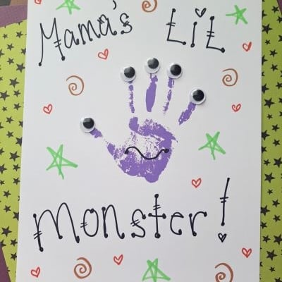 HANDPRINT MONSTER CRAFT
