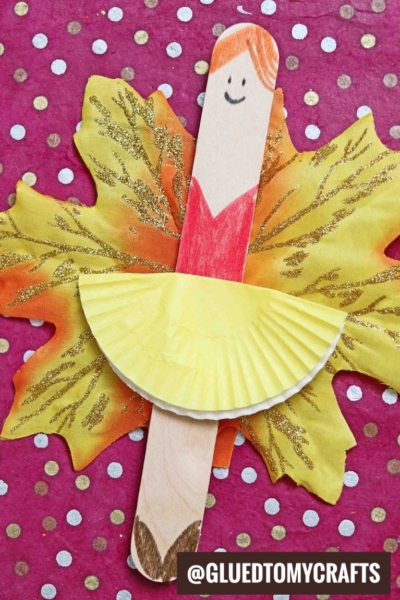 AUTUMN FAIRY - USE LEAVES FOR HER WINGS