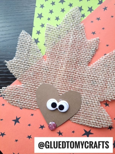 TURN BROWN LEAVES INTO HEDGEHOGS WITH A HEART FACE