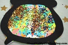 Paint Splat Witch's Cauldron - Kid Craft