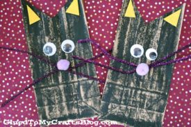 Paper Bag Black Cat - Kid Craft